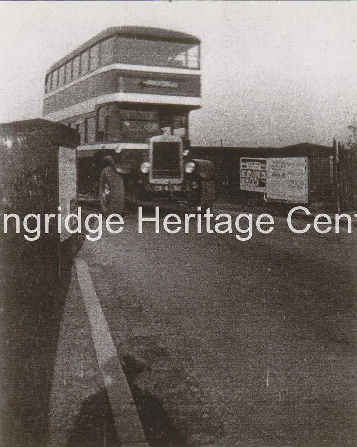450A - Grimsargh Bridge - Showing Ribble Leyland Titan bus - 1939